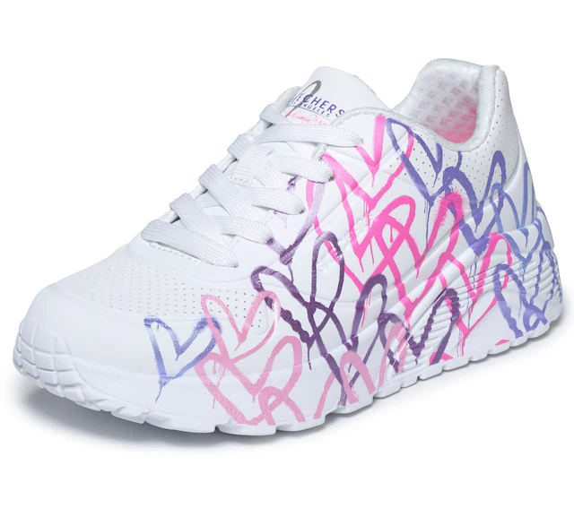 Skechers Sneaker »UNO LITE« Schnürschuh, Freizeitsneaker, Grössenschablone zum Download