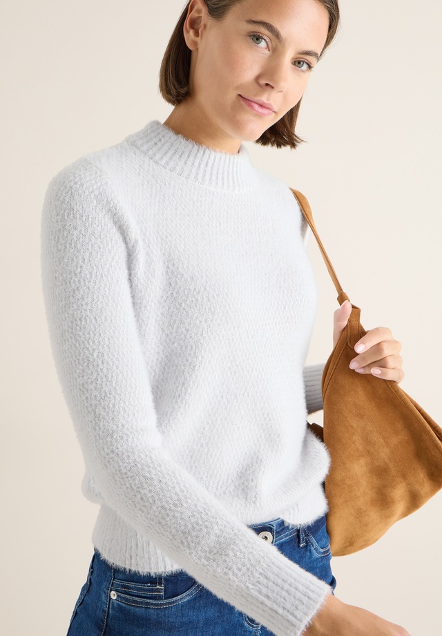 Cecil Strickpullover mit Ripp-Details