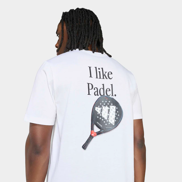 adidas Performance T-Shirt »PADEL CATEGORY GRAFIK« mit Rundhalsausschnitt, ohne Verschluss, aus Polyester
