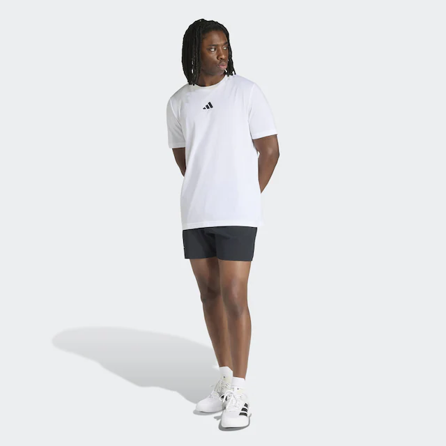 adidas Performance T-Shirt »PADEL CATEGORY GRAFIK« mit Rundhalsausschnitt, ohne Verschluss, aus Polyester