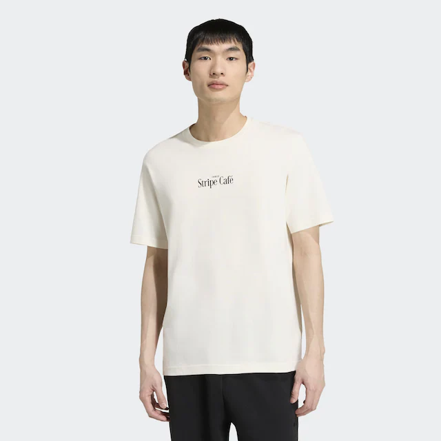 adidas Sportswear T-Shirt »COFFEE CAFE DONUT BAG GRAFIK« für Erwachsene, sportlicher Stil, aus Baumwolle