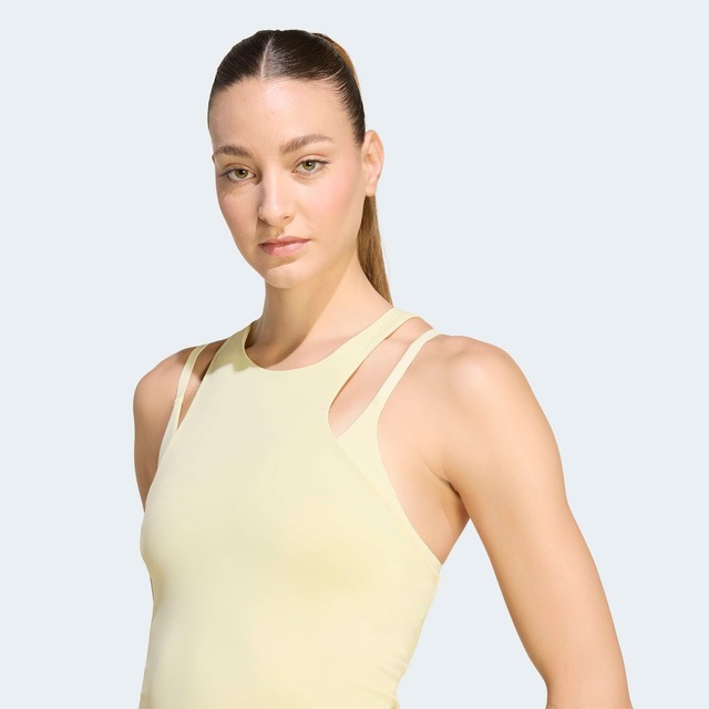 adidas Performance Tanktop »ALL ME« vom Yoga inspiriert, ohne Verschluss, aus weichem Material