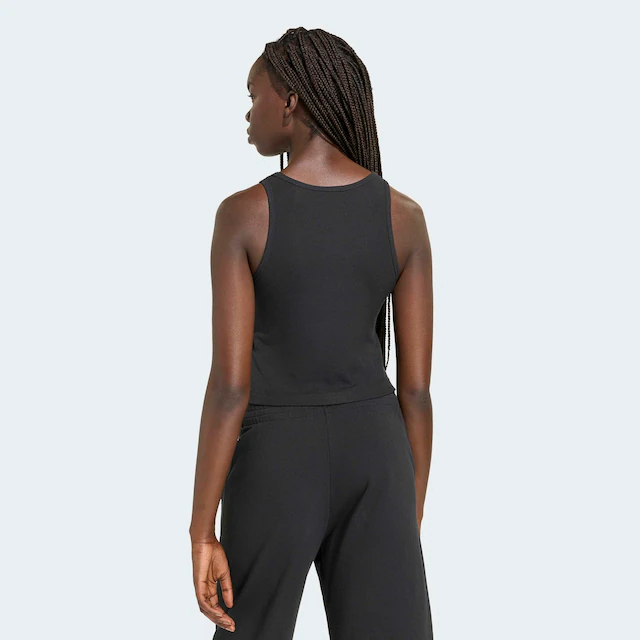 adidas Sportswear Tanktop »ADIDAS KIT SMALL LOGO RIB TANK« Cropped Tanktop, eng anliegend