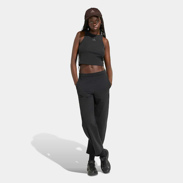 adidas Sportswear Tanktop »ADIDAS KIT SMALL LOGO RIB TANK« Cropped Tanktop, eng anliegend