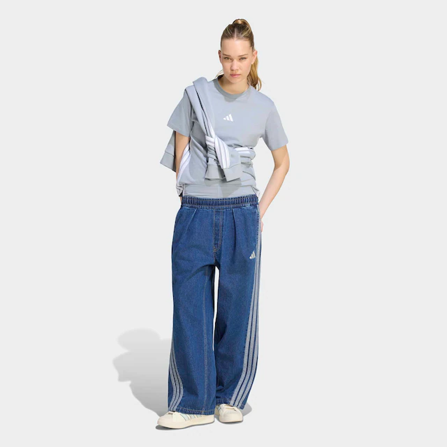 adidas Sportswear Sporthose »STADIUM, LOCKERE PASSFORM, VERWASCHENE OPTIK« mit lockerer Passform, aus Baumwolle