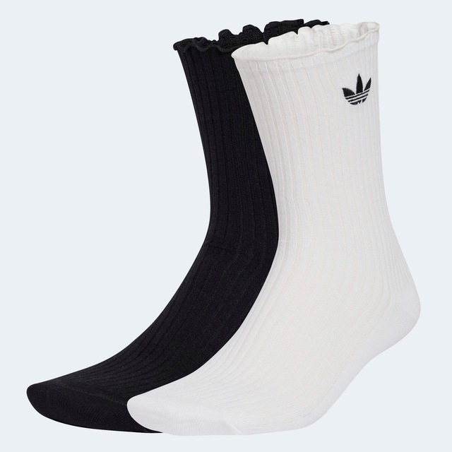 adidas Originals Sportsocken »CREW, RÜSCHEN, 2 PAAR« 2 Paar tlg. für Erwachsene, im praktischen 2er-Set