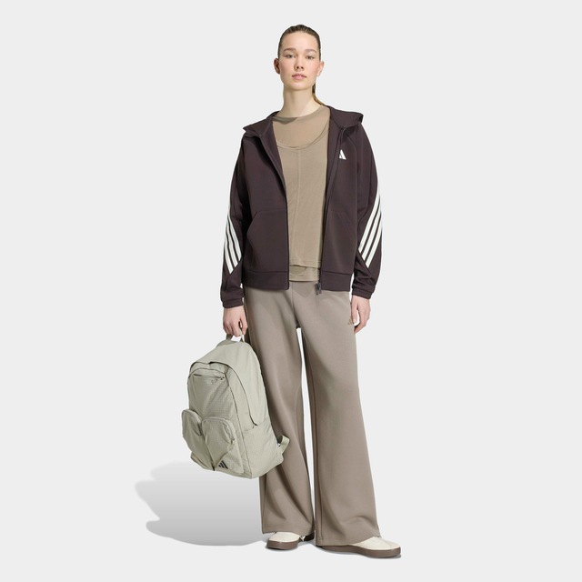 adidas Sportswear Kapuzensweatjacke »W STA 3S FZ HD« mit normaler Länge, aus Baumwolle und Polyester