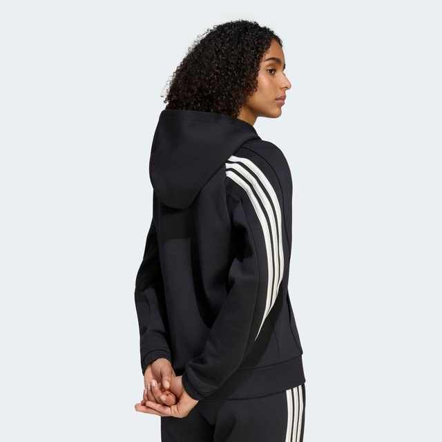 adidas Sportswear Kapuzensweatjacke »W STA 3S FZ HD« mit normaler Länge, aus Baumwolle und Polyester