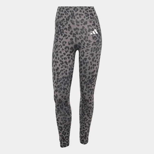 adidas Performance Trainingstights »OPTIME ESSENTIALS 3-STREIFEN LEOPARD 7/8 LEGGINGS«