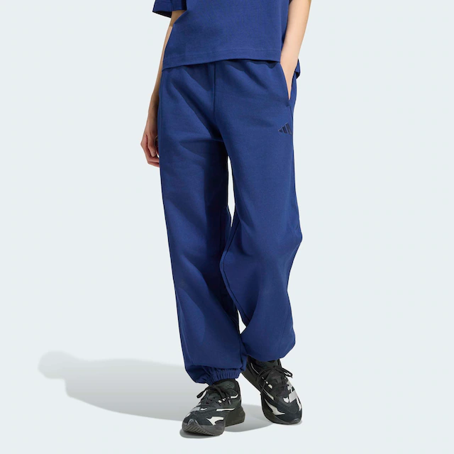 adidas Sportswear Sporthose »ADIDAS KIT, LOCKER GESCHNITTEN, BÜNDCHEN, KLEINES LOGO« KIT Sporthose, schwere Premium-Qualität, robuste Stoffstruktur