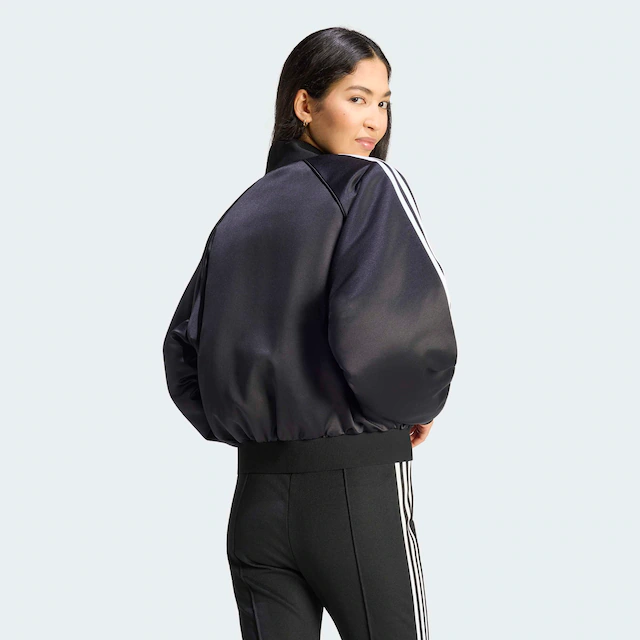 adidas Originals Outdoorjacke »SATIN SST« sportlicher Schnitt, mit Satin-Finish, aus Polyester
