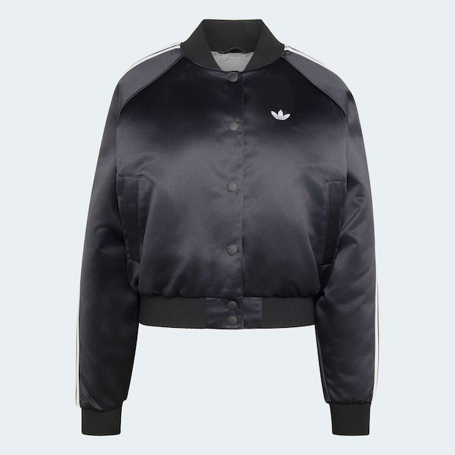 adidas Originals Outdoorjacke »SATIN SST« sportlicher Schnitt, mit Satin-Finish, aus Polyester