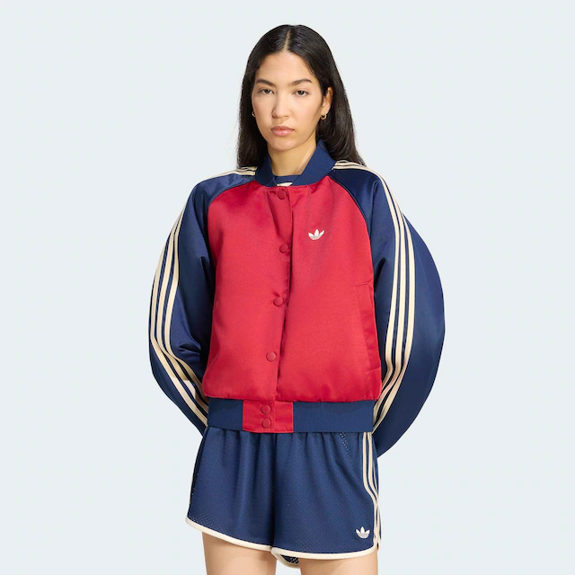 adidas Originals Outdoorjacke »SATIN SST« sportlicher Schnitt, mit Satin-Finish, aus Polyester