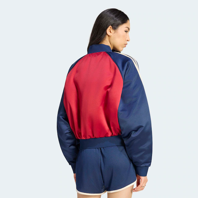 adidas Originals Outdoorjacke »SATIN SST« sportlicher Schnitt, mit Satin-Finish, aus Polyester