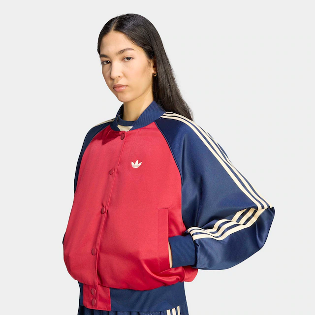 adidas Originals Outdoorjacke »SATIN SST« sportlicher Schnitt, mit Satin-Finish, aus Polyester