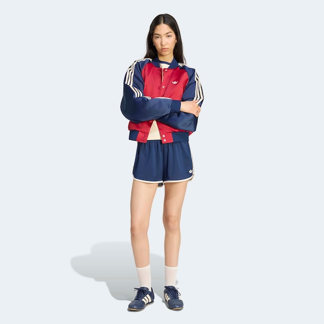 adidas Originals Outdoorjacke »SATIN SST« sportlicher Schnitt, mit Satin-Finish, aus Polyester