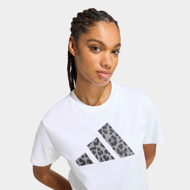 adidas Sportswear T-Shirt »GRAPHIC MIT ANIMALPRINT« mit Rundhalsausschnitt, ohne Verschluss, sportlicher Stil