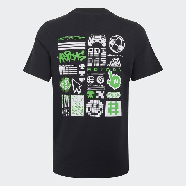 adidas Sportswear T-Shirt »GAMING GRAFIK KIDS« für Kinder, mit Rundhalsausschnitt, aus Baumwolle