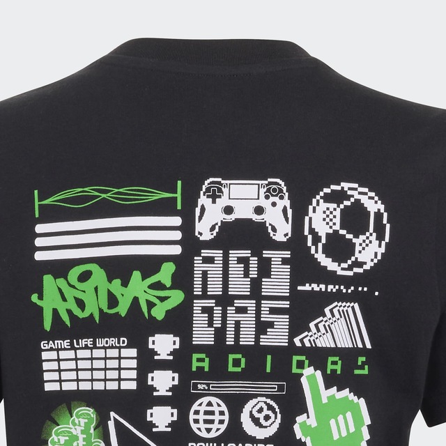 adidas Sportswear T-Shirt »GAMING GRAFIK KIDS« für Kinder, mit Rundhalsausschnitt, aus Baumwolle
