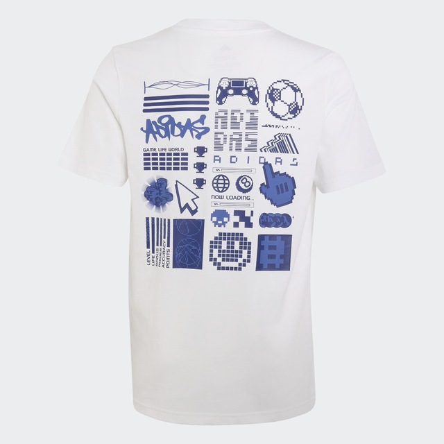 adidas Sportswear T-Shirt »GAMING GRAFIK KIDS« für Kinder, mit Rundhalsausschnitt, aus Baumwolle