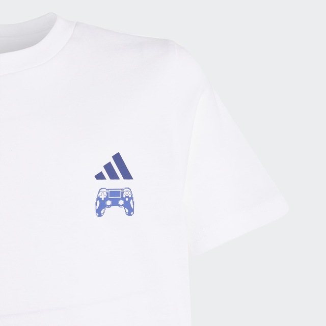 adidas Sportswear T-Shirt »GAMING GRAFIK KIDS« für Kinder, mit Rundhalsausschnitt, aus Baumwolle