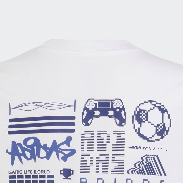 adidas Sportswear T-Shirt »GAMING GRAFIK KIDS« für Kinder, mit Rundhalsausschnitt, aus Baumwolle