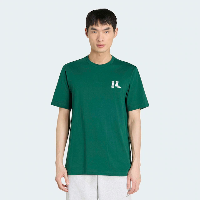 adidas Sportswear T-Shirt »GRAFIK, SOMMERLICHE STICKEREI« mit Rundhalsausschnitt, ohne Verschluss, sportlicher Stil