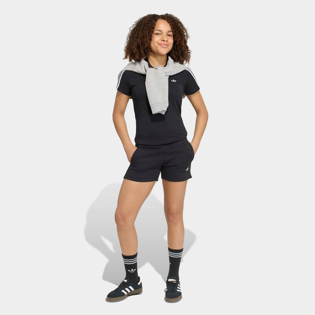 adidas Originals Shorts »LOOSE HW« sportlicher Stil, für Kinder, normal-weite Bermudas-Passform