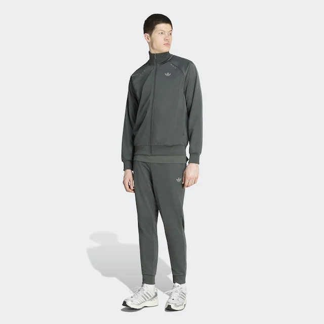 adidas Originals Trainingsanzug »TECH TREFOIL ESSENTIALS« 2 zweiteiliges Set, für Erwachsene, aus Polyester
