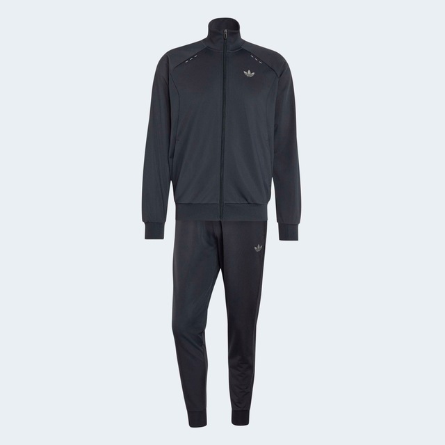 adidas Originals Trainingsanzug »TECH TREFOIL ESSENTIALS« 2 zweiteiliges Set, für Erwachsene, aus Polyester