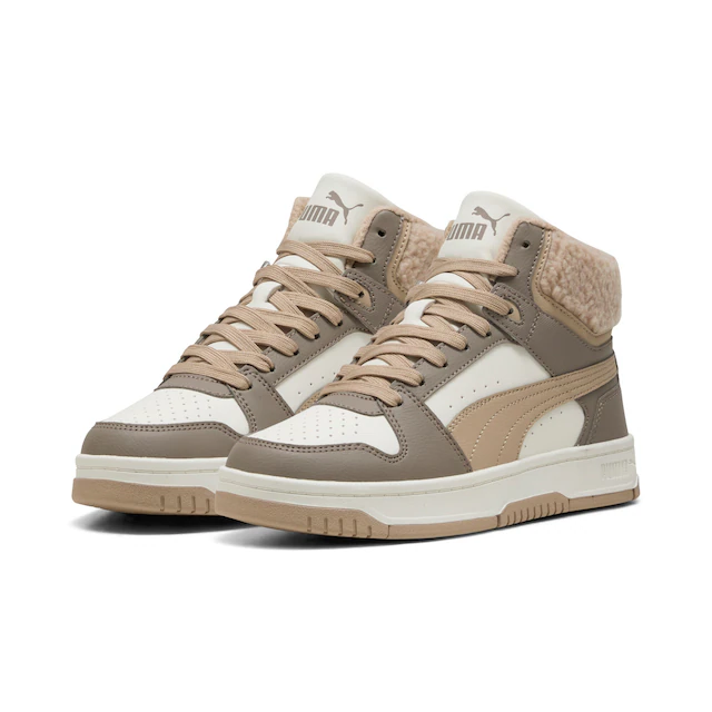 PUMA Sneakerboots »REBOUND SLAM MID COZY JR« Winterschuhe, Schnürboots, Sneaker