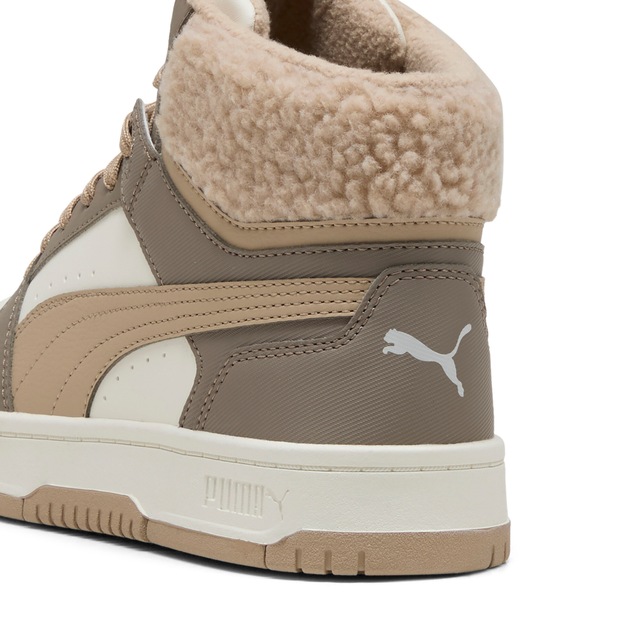 PUMA Sneakerboots »REBOUND SLAM MID COZY JR« Winterschuhe, Schnürboots, Sneaker