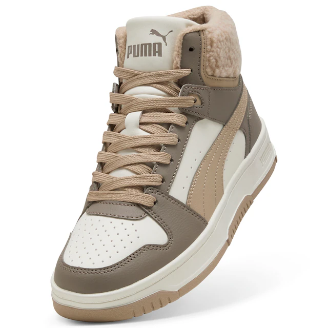 PUMA Sneakerboots »REBOUND SLAM MID COZY JR« Winterschuhe, Schnürboots, Sneaker