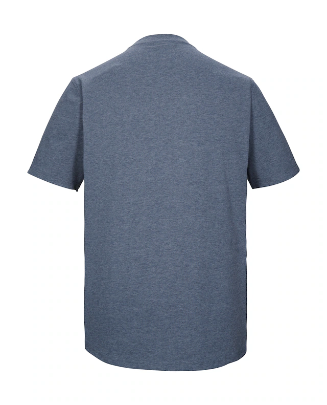 Killtec T-Shirt »KOS 365 MN TSHRT« Herren T-Shirt mit Melange-Optik, Bergprint, vielseitig kombinierbar