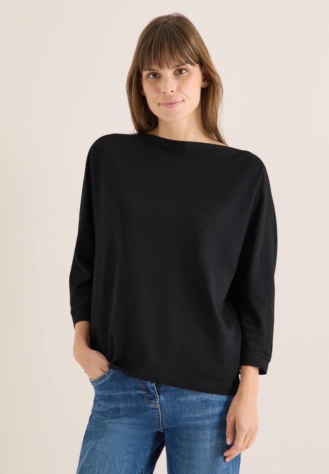 Cecil 3/4-Arm-Shirt mit U-Boot-Ausschnitt