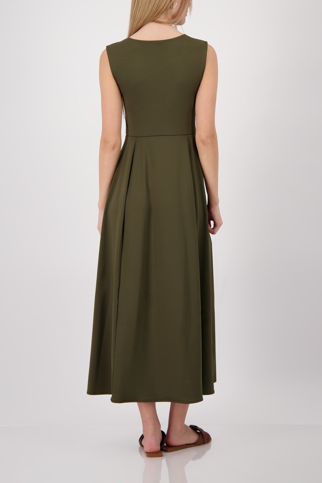 Monari Maxikleid »Kleid uni« Ohne Tasche Regular fit mit Schlitzen