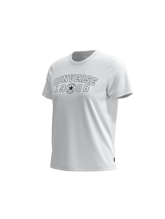 Converse T-Shirt »1908 TEE« mit Rundhalsausschnitt, aus Baumwolle und Modal, normale Länge