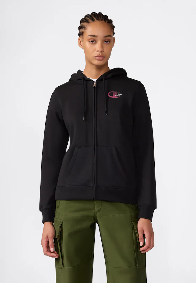 Champion Kapuzensweatjacke »SPORTWEAR ZIP-UP HOODIE Slim Fit« mit durchgehendem Reißverschluss, körpernahe Passform