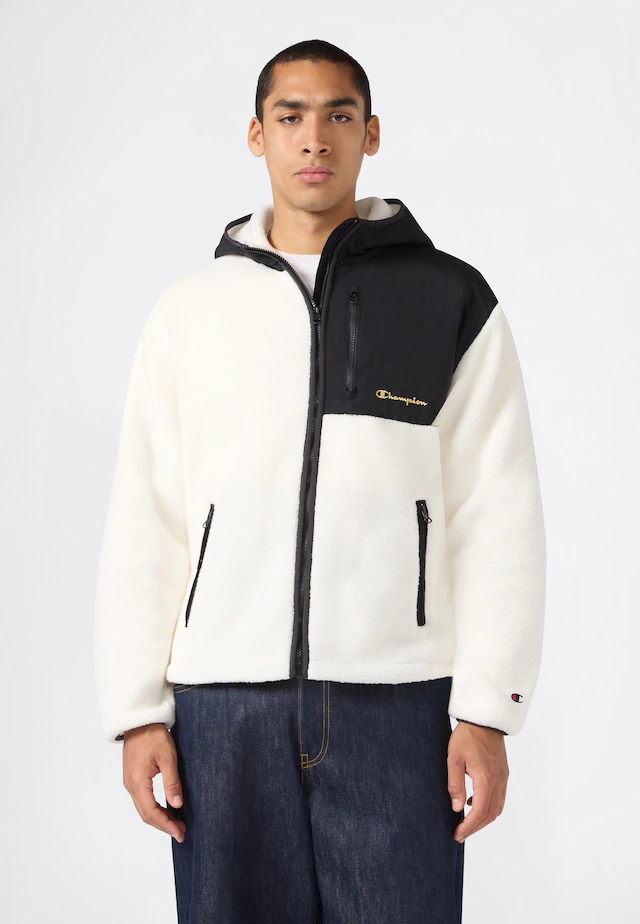 Champion Kapuzensweatjacke »SPORTWEAR ZIP-UP HOODIE Relax Fit Polar« mit Taschen und Logostickereien