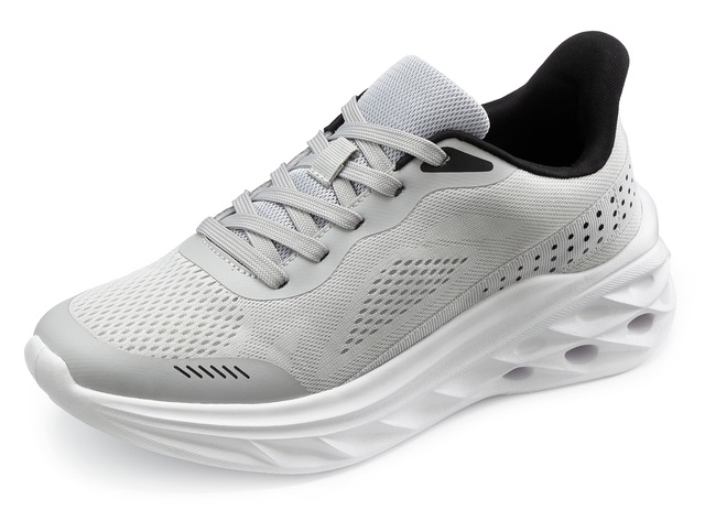 John Devin Sneaker »Schnürschuh, Freizeitschuhe, Schnürhalbschuhe, Halbschuh, Turnschuh« NEU im sportiven Look aus luftigem Mesh-Material VEGAN
