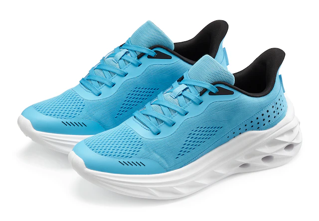John Devin Sneaker »Schnürschuh, Freizeitschuhe, Schnürhalbschuhe, Halbschuh, Turnschuh« NEU im sportiven Look aus luftigem Mesh-Material VEGAN