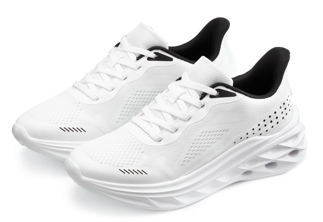 John Devin Sneaker »Schnürschuh, Freizeitschuhe, Schnürhalbschuhe, Halbschuh, Turnschuh« NEU im sportiven Look aus luftigem Mesh-Material VEGAN