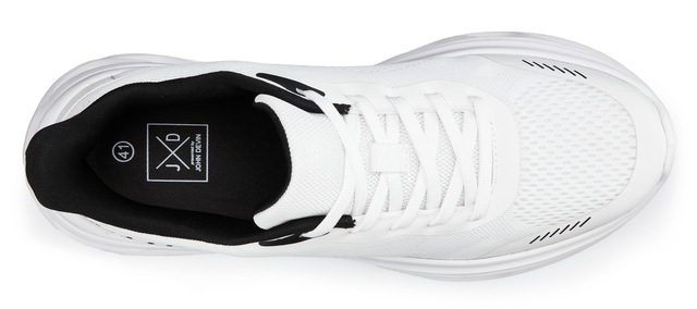 John Devin Sneaker »Schnürschuh, Freizeitschuhe, Schnürhalbschuhe, Halbschuh, Turnschuh« NEU im sportiven Look aus luftigem Mesh-Material VEGAN
