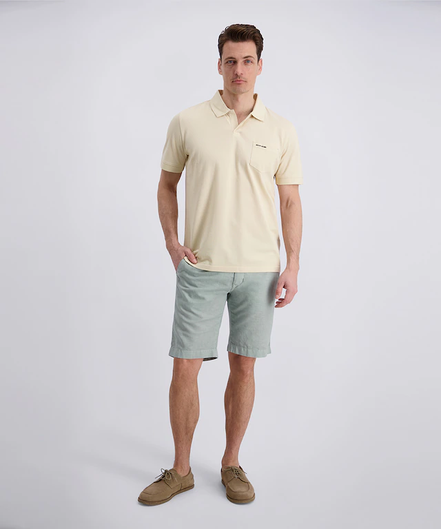 Pierre Cardin Poloshirt normale Passform, mit kurzem Arm, mit offenem Polokragen