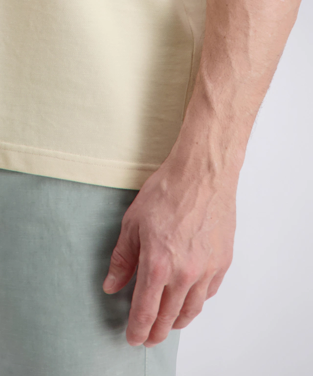 Pierre Cardin Poloshirt normale Passform, mit kurzem Arm, mit offenem Polokragen