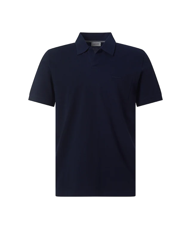 Pierre Cardin Poloshirt normale Passform, mit kurzem Arm, mit offenem Polokragen