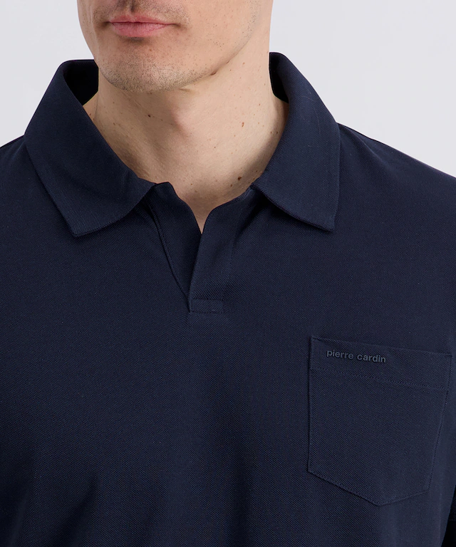Pierre Cardin Poloshirt normale Passform, mit kurzem Arm, mit offenem Polokragen