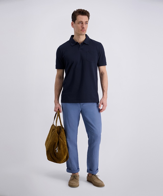 Pierre Cardin Poloshirt normale Passform, mit kurzem Arm, mit offenem Polokragen
