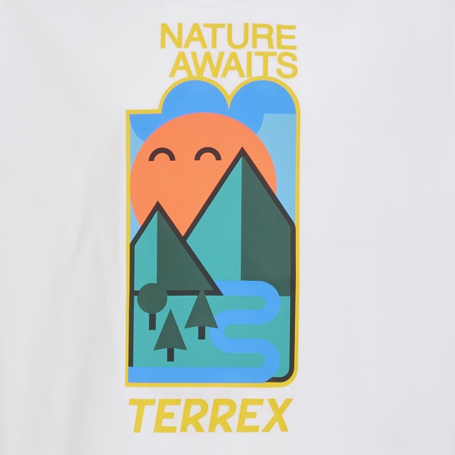 adidas TERREX Funktionsshirt »KIDS XPLORIC GRAPHIC TECH« mit climacool® Technologie, Kurzarm, ohne Verschluss, für Kinder