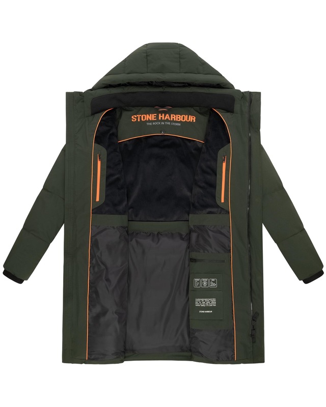 Stone Harbour Steppmantel »Hadrieen XX« modischer Herren Wintermantel mit kuscheligem Futter